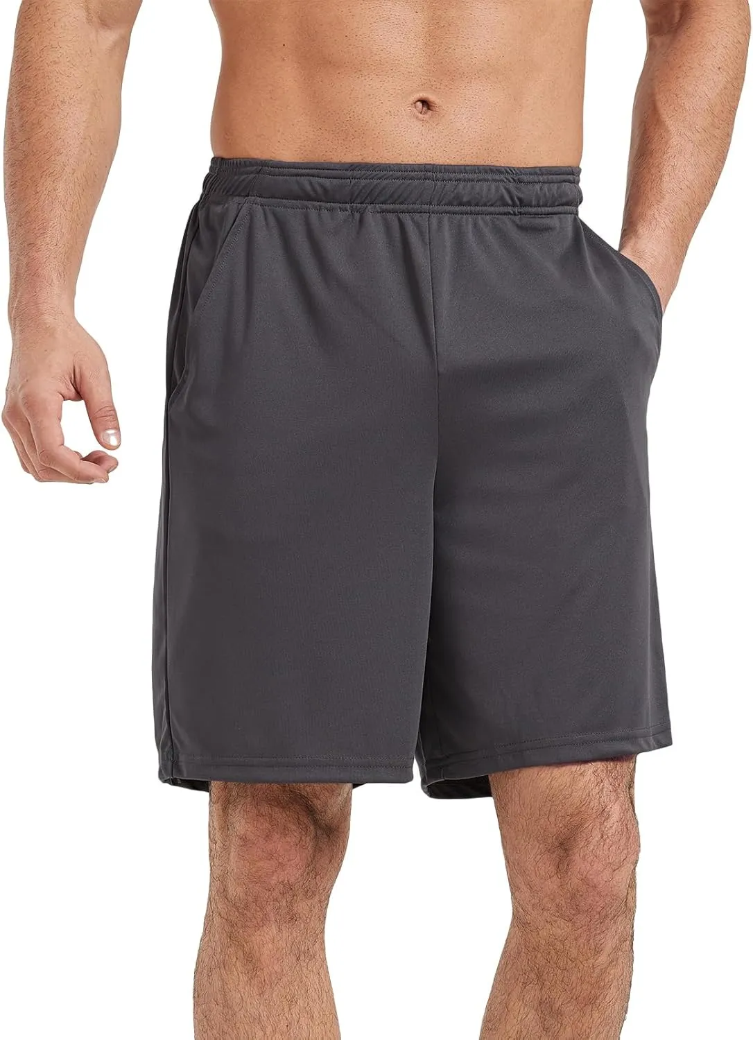 5 Pack Men's Athletic Gym Shorts with Pockets Quick Dry Activewear Workout Running Shorts for Men