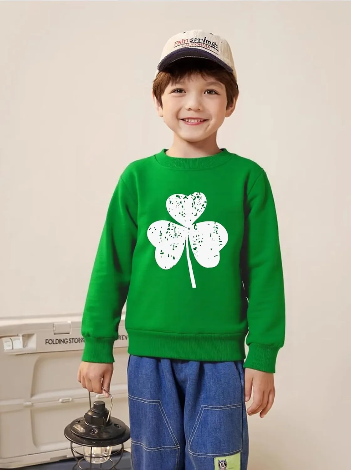 Akyzic Boys Sweatshirts Cotton Long Sleeve Crewneck Pullover Toddler Kids Winter Warm Shirt Sweater Tops 3t-8t
