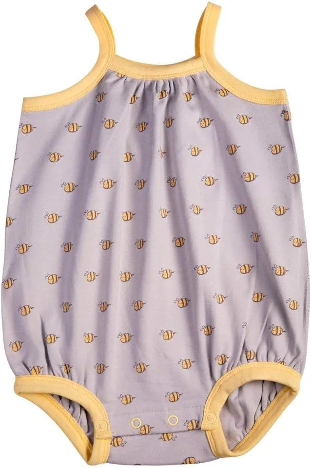 Baby Girl Organic Cotton Bubble Suits/Jumpers 3 Piece Set