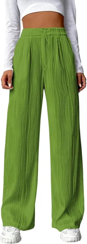 Baggy Sweatpants for Women Jogger Pant High Waisted Drawstring Waist Wide Leg Lounge Joggers Bottoms Sweat Pants