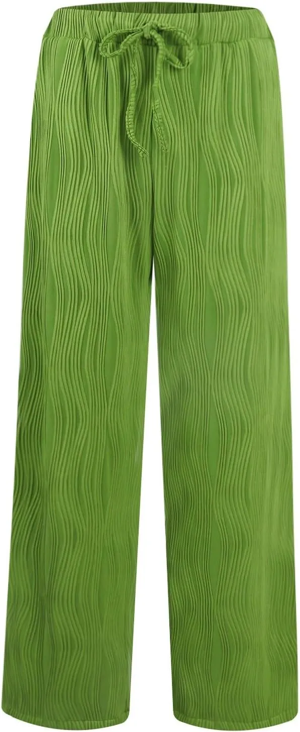 Baggy Sweatpants for Women Jogger Pant High Waisted Drawstring Waist Wide Leg Lounge Joggers Bottoms Sweat Pants