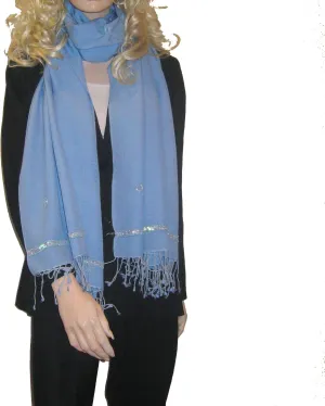 Beaded Shawl/Beaded Scarf/Sequin Shawl/Fancy Scarf/Fancy Shawl/Evening Shawl/Wrap