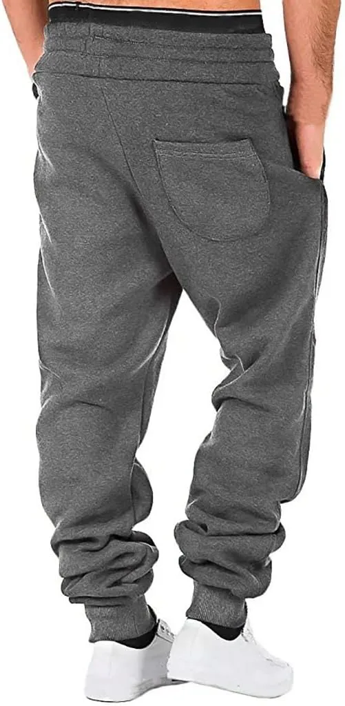 Big and Tall Cargo Pants for Men Sweatpants for Men Cargo Pants Big and Tall Men's Elastic Waist Work Pants Loose Fit