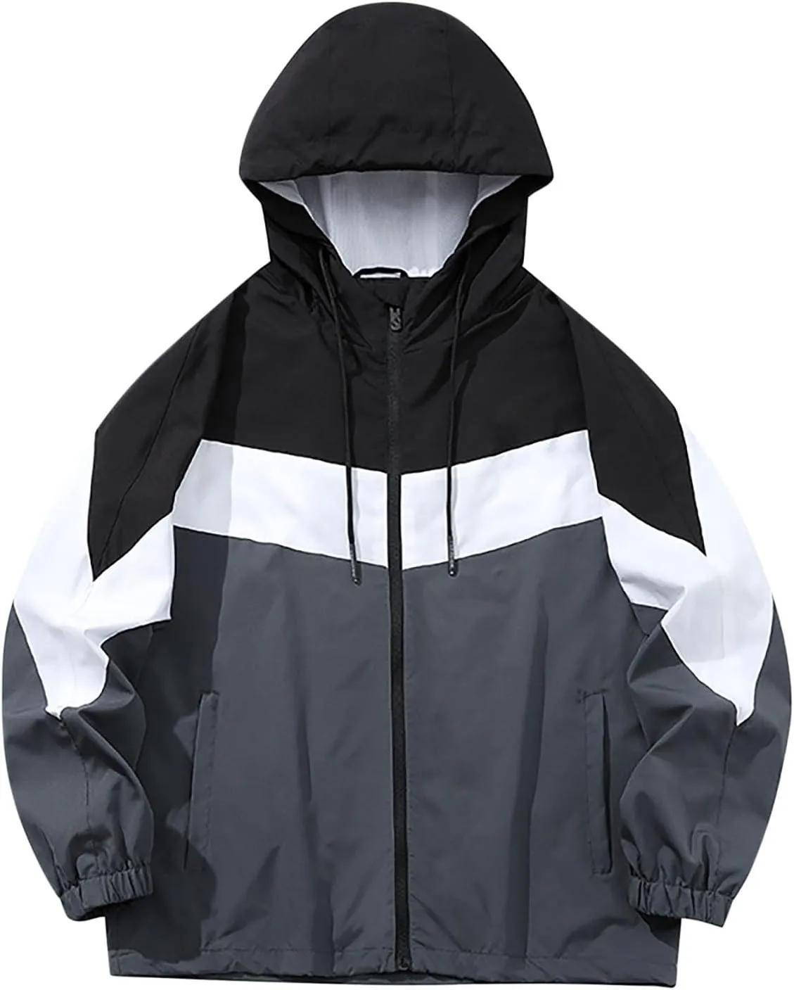 Binmer Mens Womens Rain Jackets Waterproof Windproof Warm Windbreaker Lightweight Rain Coat Outdoor Mountaineering Jackets