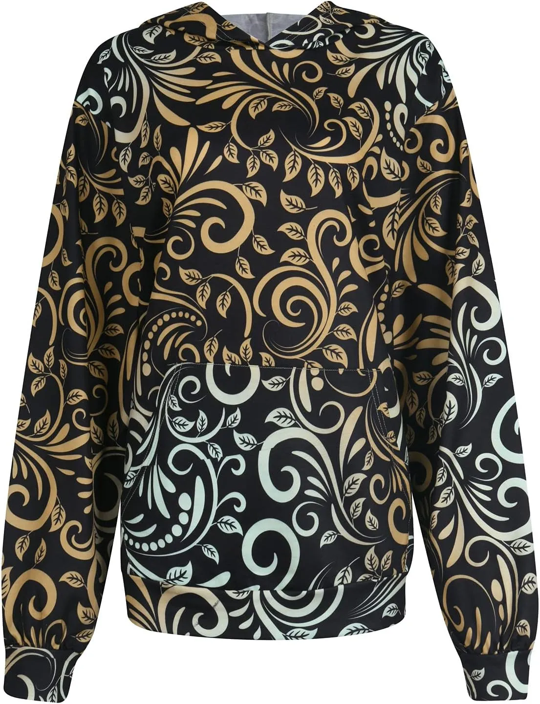 Camoflauge Clothing Women Oversized Hoodie Sweateshirt Boyfriend Shirts Tracksuit with Kangaroo Pockets