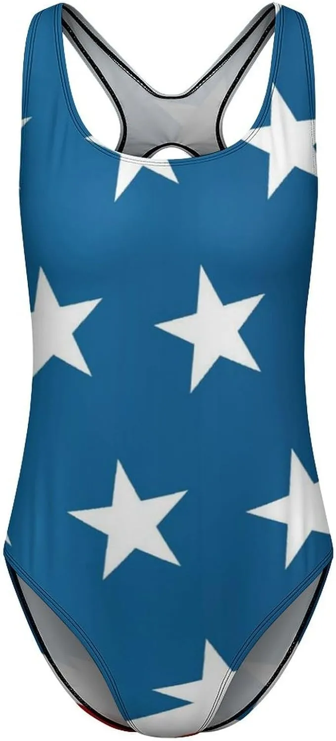Canada Flag One Piece Swimsuit Set Backless Tummy Control Bikini Beach Female