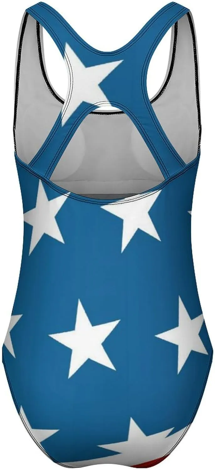 Canada Flag One Piece Swimsuit Set Backless Tummy Control Bikini Beach Female