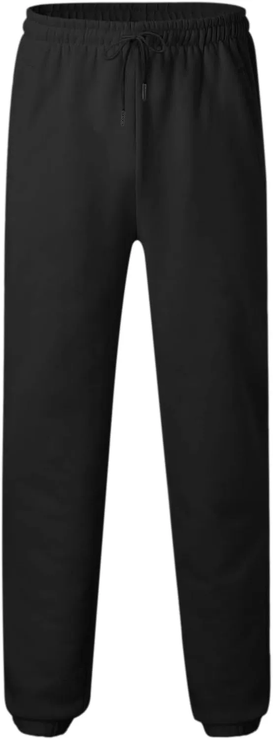 Cargo Pants for Men Relaxed Fit Army Cargo Pants Sports Mens Premium Slim Fleece Pants Zipper Pockets Athletic Jogger