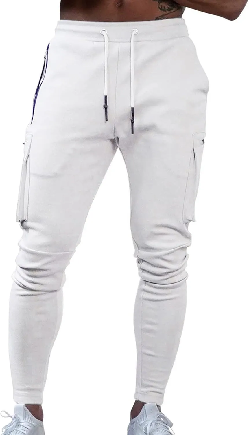Cargo Pants for Men Relaxed Fit Gym Sweatpants Work Joggers Mens Long Pants Sweatpants for Men Men's Casual Trousers