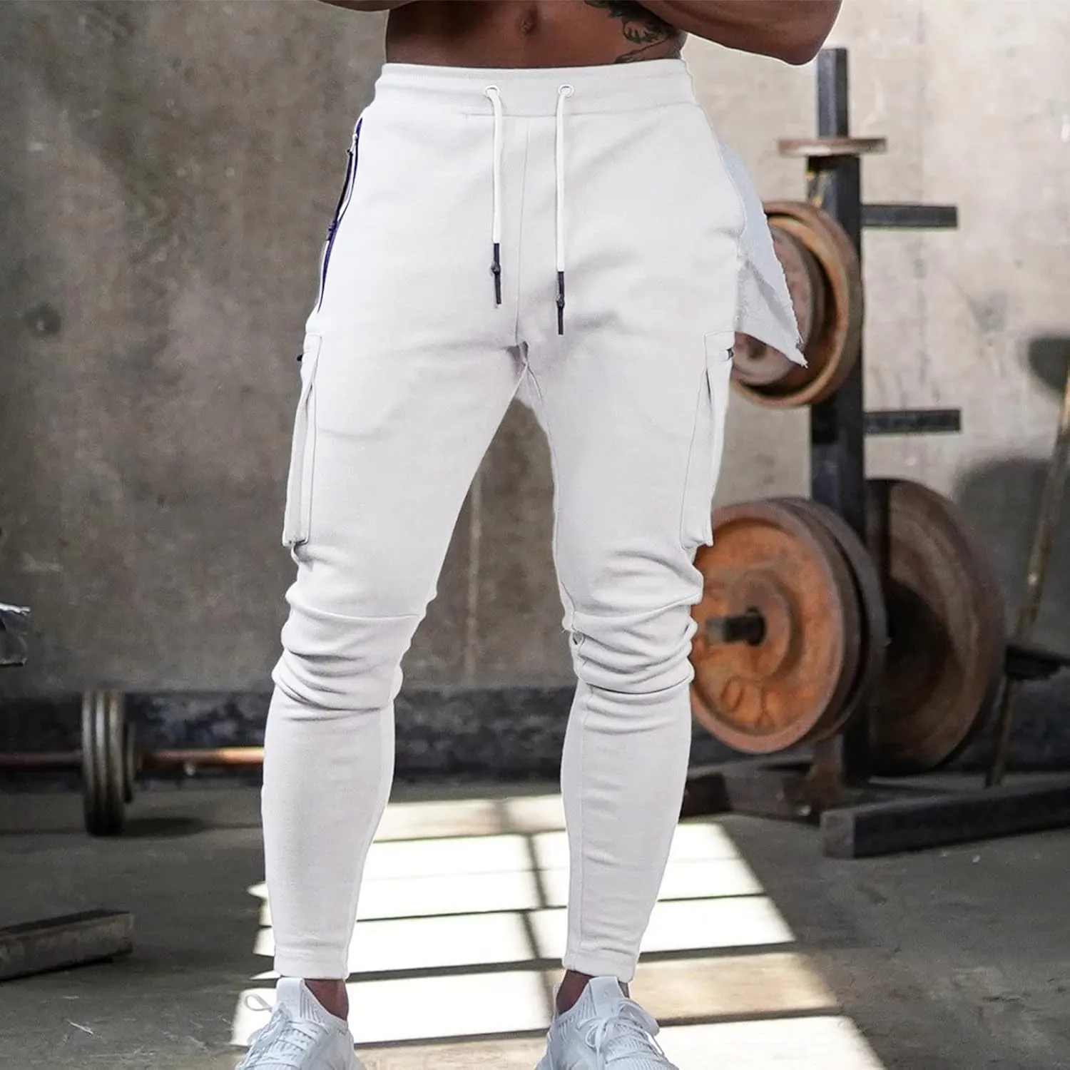 Cargo Pants for Men Relaxed Fit Gym Sweatpants Work Joggers Mens Long Pants Sweatpants for Men Men's Casual Trousers