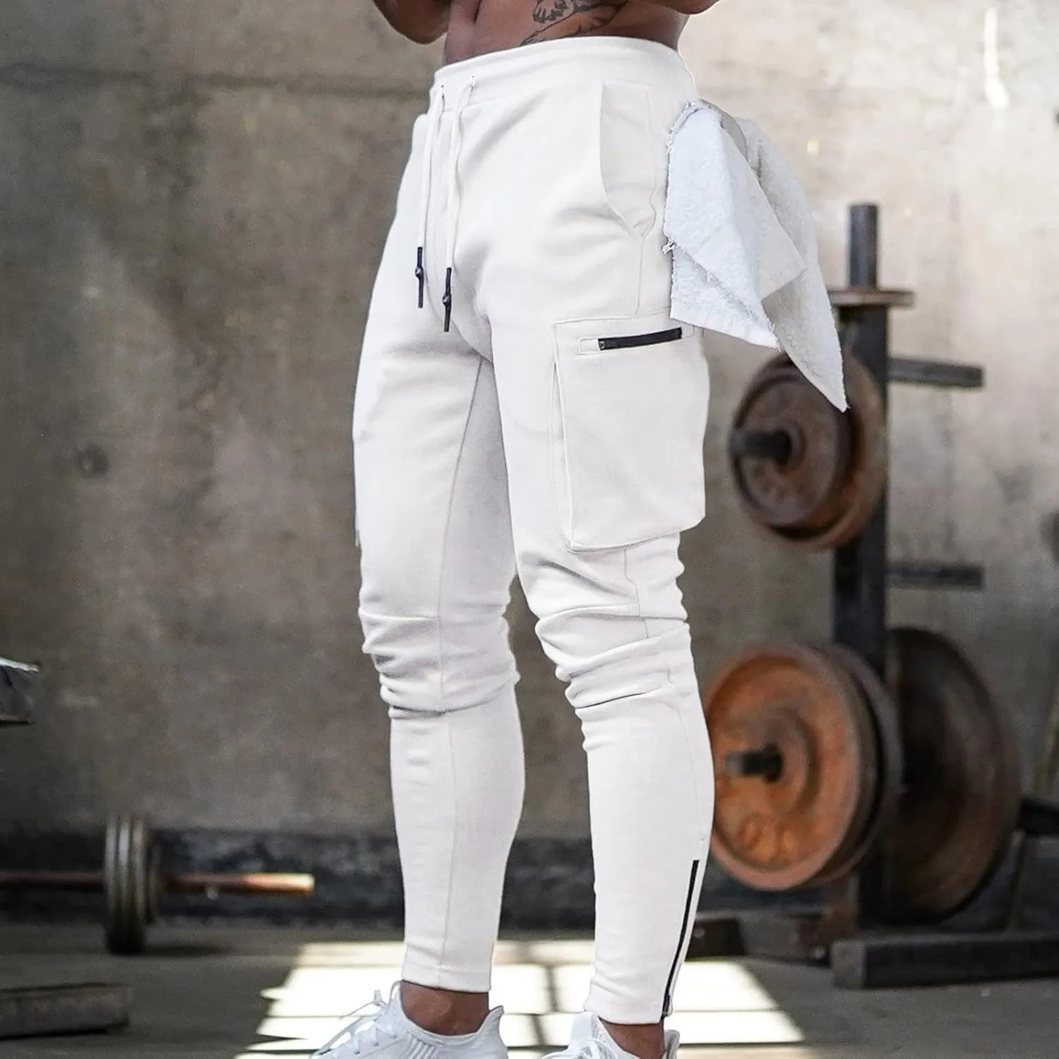Cargo Pants for Men Relaxed Fit Gym Sweatpants Work Joggers Mens Long Pants Sweatpants for Men Men's Casual Trousers