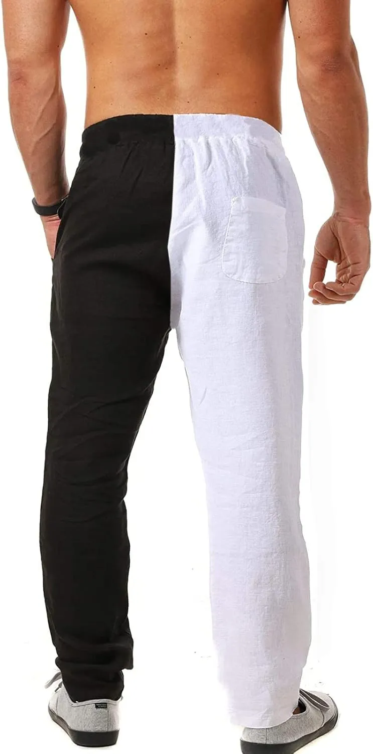 Cargo Pants for Men Relaxed Fit Pants Thin Straight Leg Trousers Lightweight Multi-Pocket Men's Casual Cargo Pants