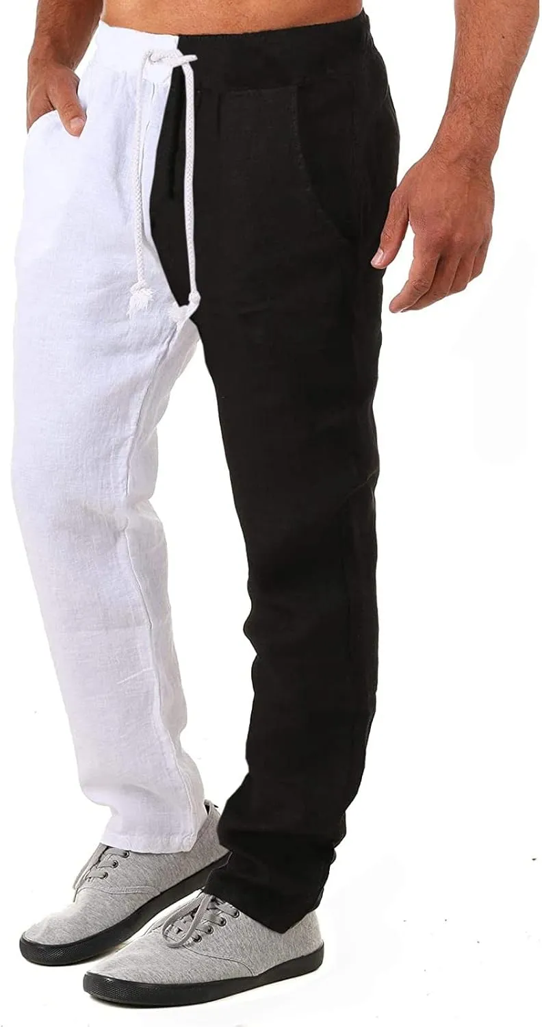 Cargo Pants for Men Relaxed Fit Pants Thin Straight Leg Trousers Lightweight Multi-Pocket Men's Casual Cargo Pants
