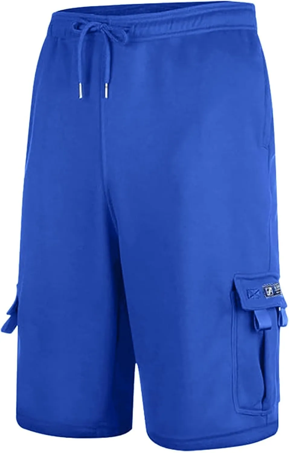 Cargo Sweat Shorts for Men Drawstring Elastic Waist Jogger Shorts Summer Comfy Casual Activewear Trendy Streetwear