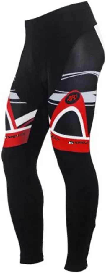 Cycling Pants for Men Road Bike Compression Tights Winter Biking Bottoms with Padding UV Proof