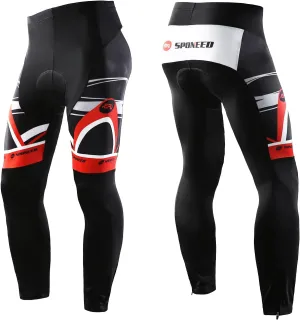 Cycling Pants for Men Road Bike Compression Tights Winter Biking Bottoms with Padding UV Proof