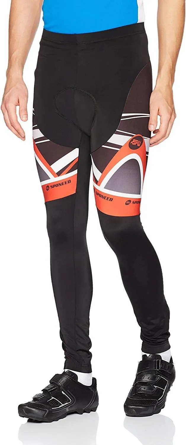 Cycling Pants for Men Road Bike Compression Tights Winter Biking Bottoms with Padding UV Proof