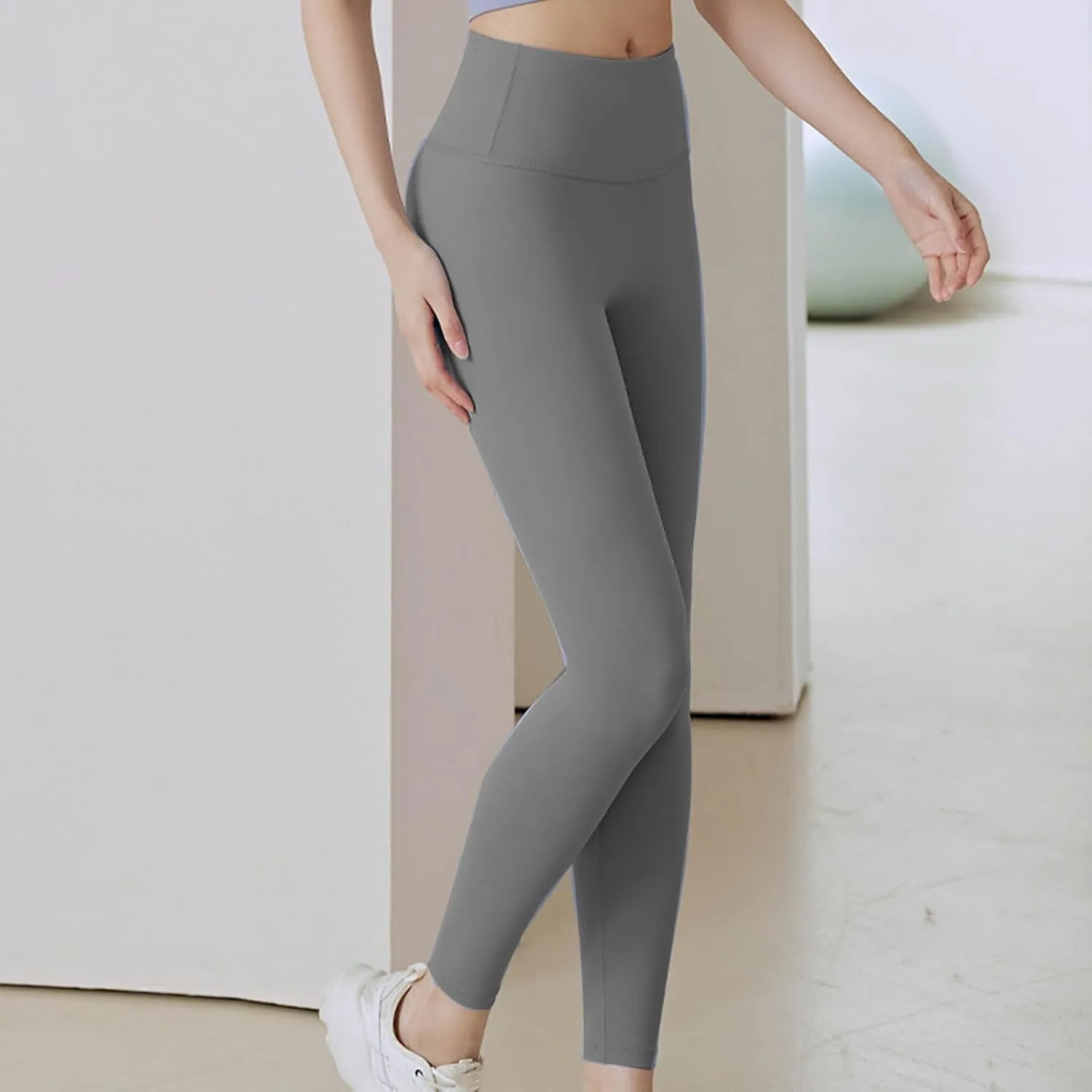 DASAYO Yoga Pants for Women High Waist Tummy Control Seamless Workout Leggings Comfy Soft Activewear Stretchy Exercise Pants