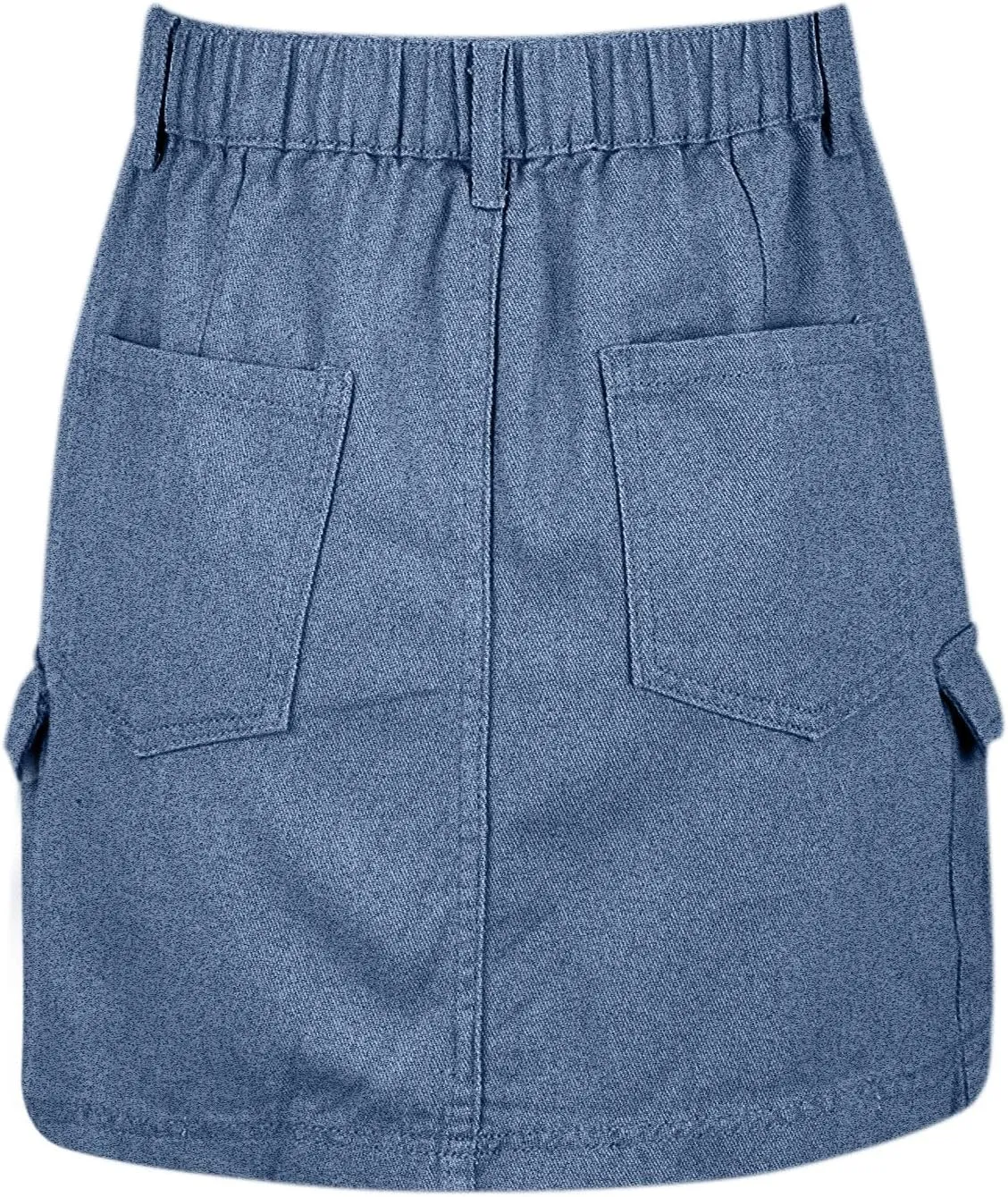 Denim Skirts for Women High Waisted Jean Skorts with Slit Cute Skort Shorts Casual Stretch Mini Jean Skirt Shorts