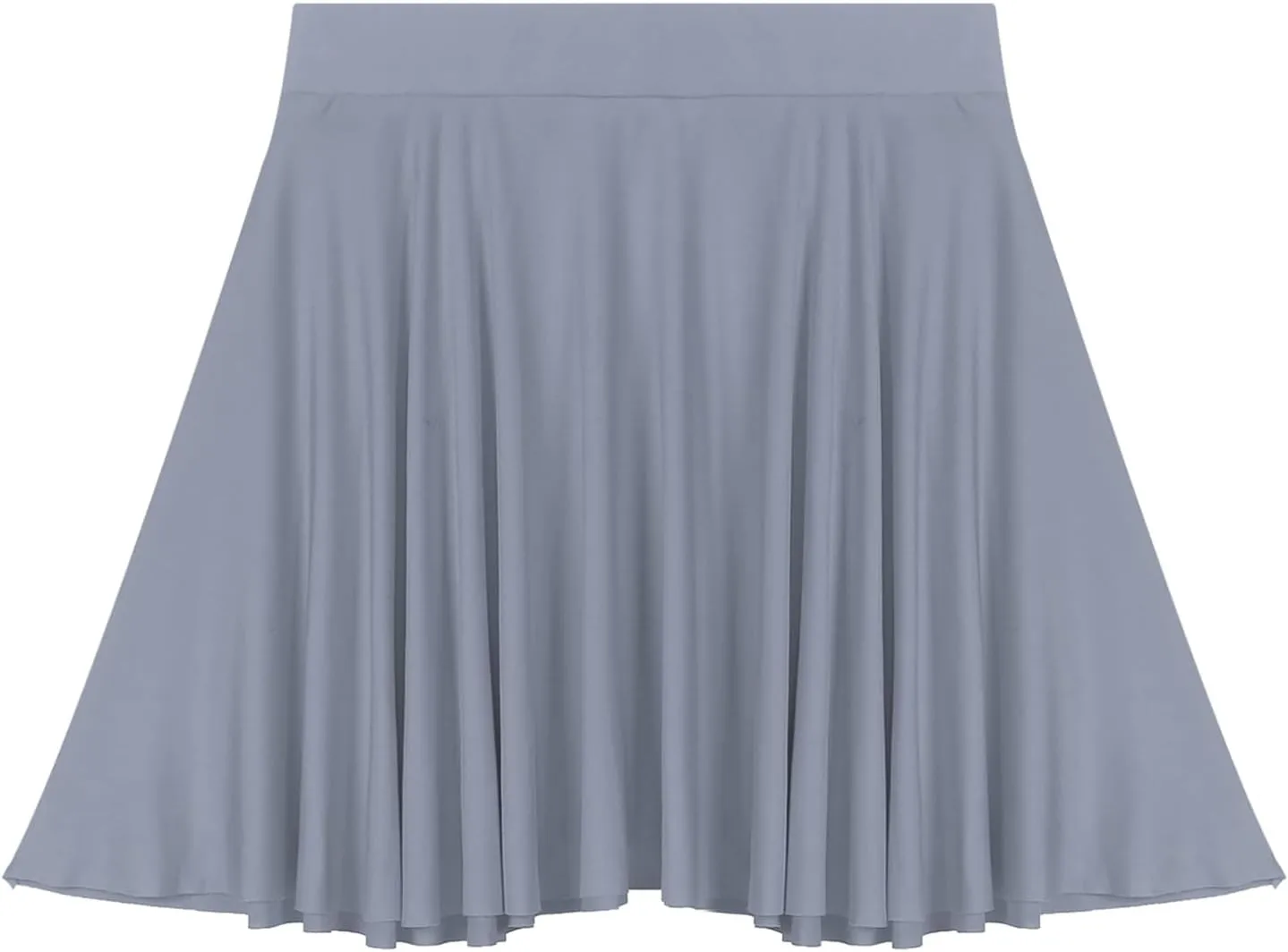 easyforever Flared Mini Skirt for Women Casual Elastic Waistband Pleated Tennis Ruffle Skirts Sportwear
