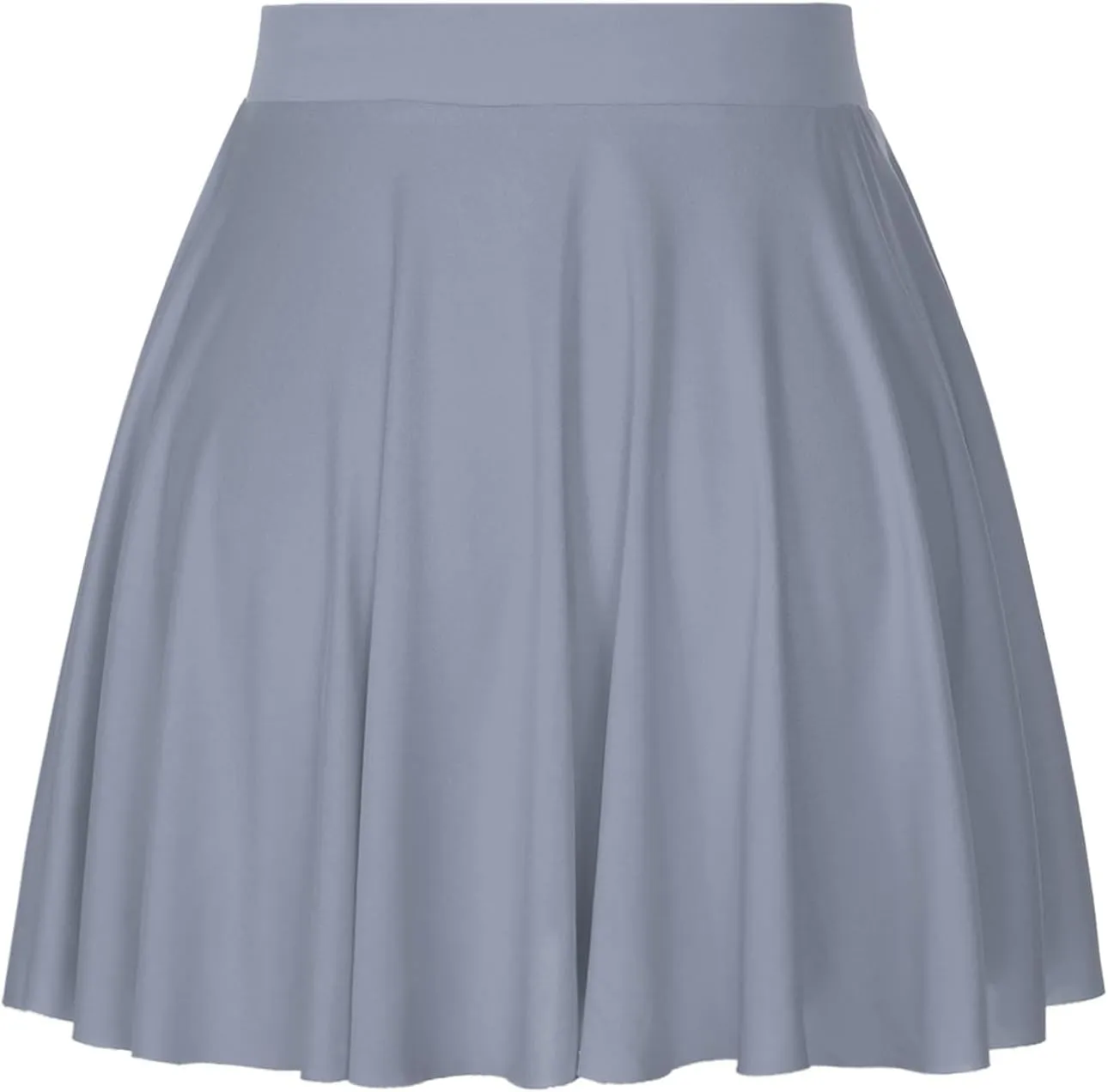 easyforever Flared Mini Skirt for Women Casual Elastic Waistband Pleated Tennis Ruffle Skirts Sportwear