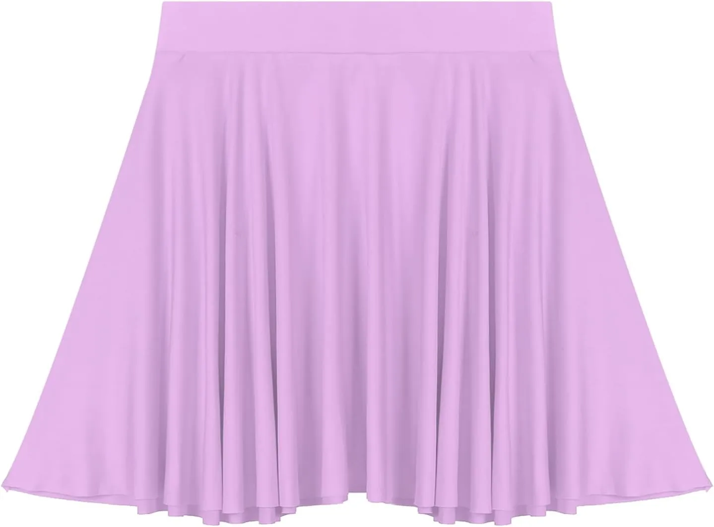 easyforever Flared Mini Skirt for Women Casual Elastic Waistband Pleated Tennis Ruffle Skirts Sportwear
