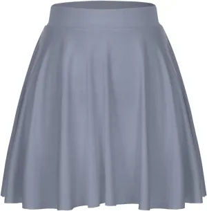 easyforever Flared Mini Skirt for Women Casual Elastic Waistband Pleated Tennis Ruffle Skirts Sportwear