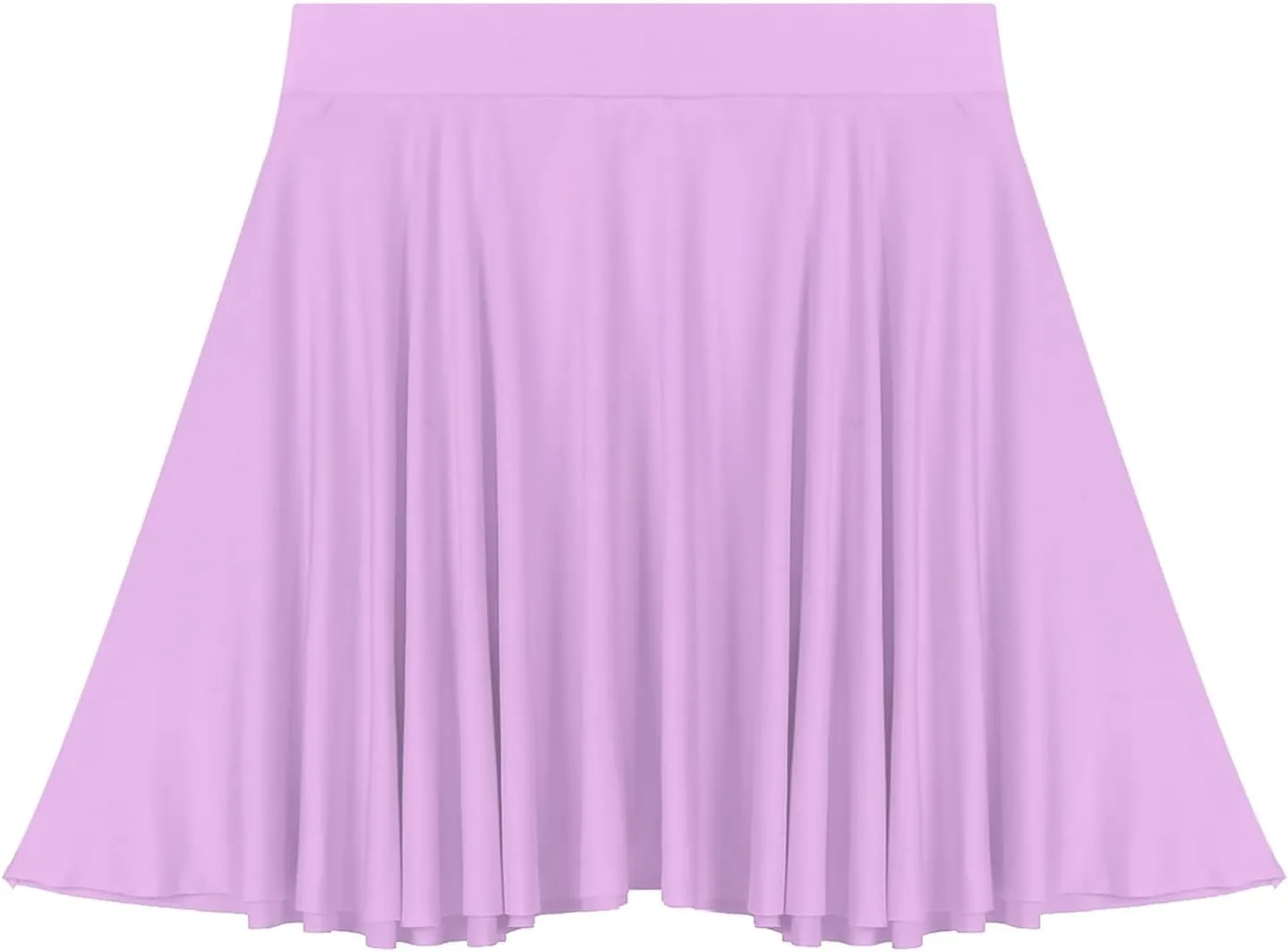 easyforever Flared Mini Skirt for Women Casual Elastic Waistband Pleated Tennis Ruffle Skirts Sportwear