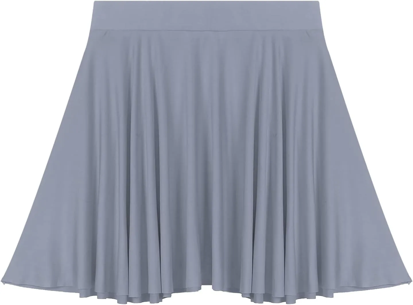 easyforever Flared Mini Skirt for Women Casual Elastic Waistband Pleated Tennis Ruffle Skirts Sportwear