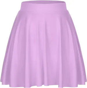 easyforever Flared Mini Skirt for Women Casual Elastic Waistband Pleated Tennis Ruffle Skirts Sportwear
