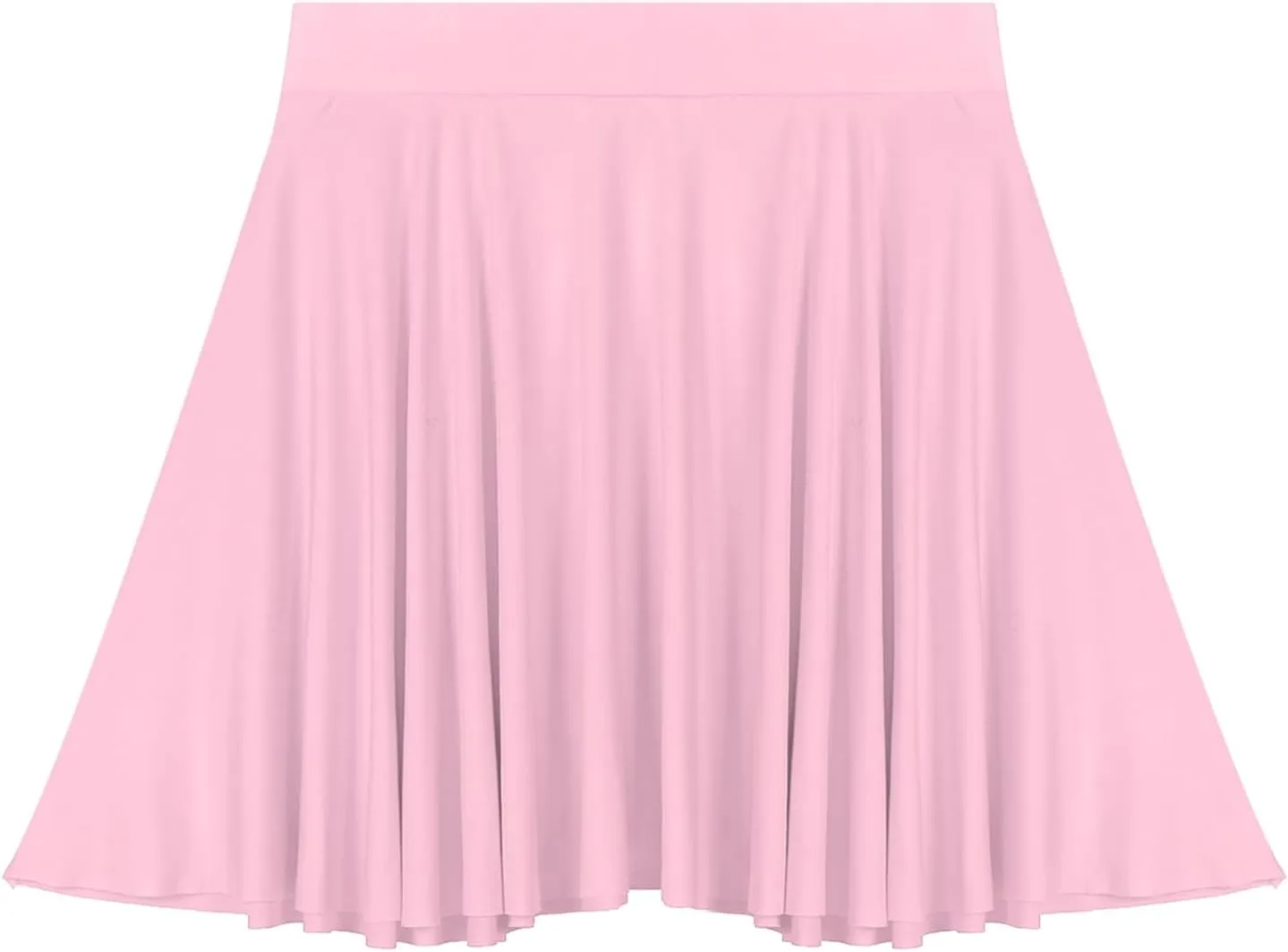 easyforever Flared Mini Skirt for Women Casual Elastic Waistband Pleated Tennis Ruffle Skirts Sportwear