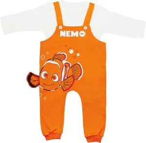 Finding Nemo Cotton Baby Overall /Romper With Long Sleeve Tshirt For Newborns & Infants – 2 PIECES - Unisex