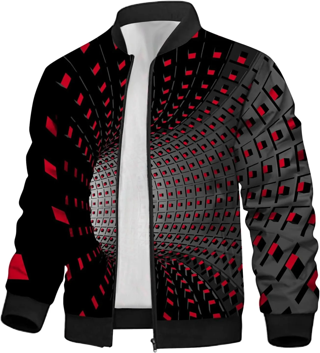 Flight Jackets For Men Zip Up Windbreaker Jacket Lightweight Casual Cold Weather Coat Oversized Motorcycle Jackets