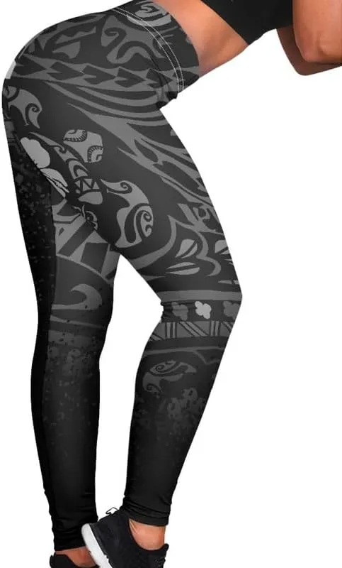 Floral Humming Bird Over Size Women's High-Waist Yoga Legging Dolphin Galaxy Bee Tie-Dye Jogging Cycling Activewear
