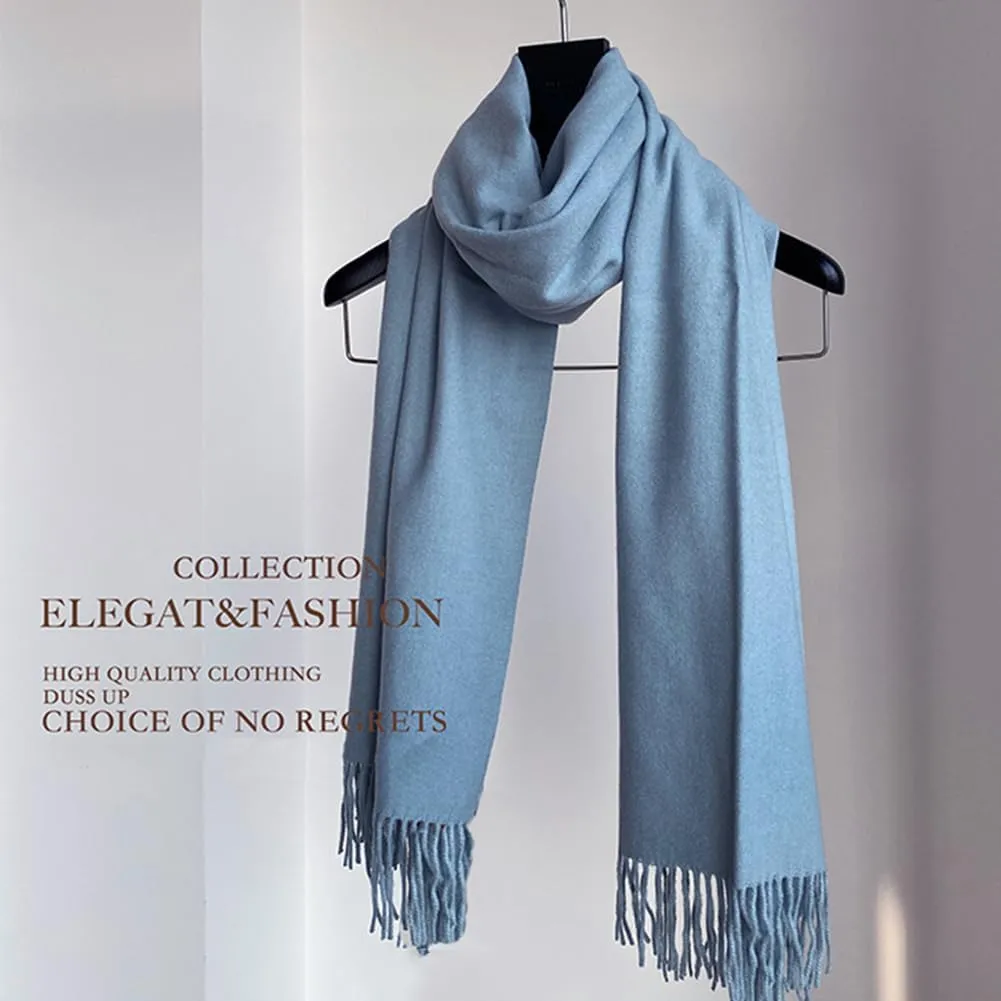 Floralies Cashmere Scarf for Women 80''*27'' Ladies Scarfs Gift Box Pashmina Shawls and Wraps Thick Oversized Scarf Winter