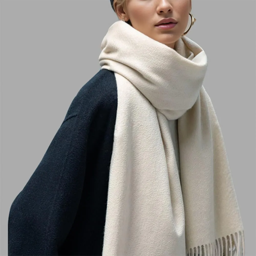 Floralies Cashmere Scarf for Women 80''*27'' Ladies Scarfs Gift Box Pashmina Shawls and Wraps Thick Oversized Scarf Winter