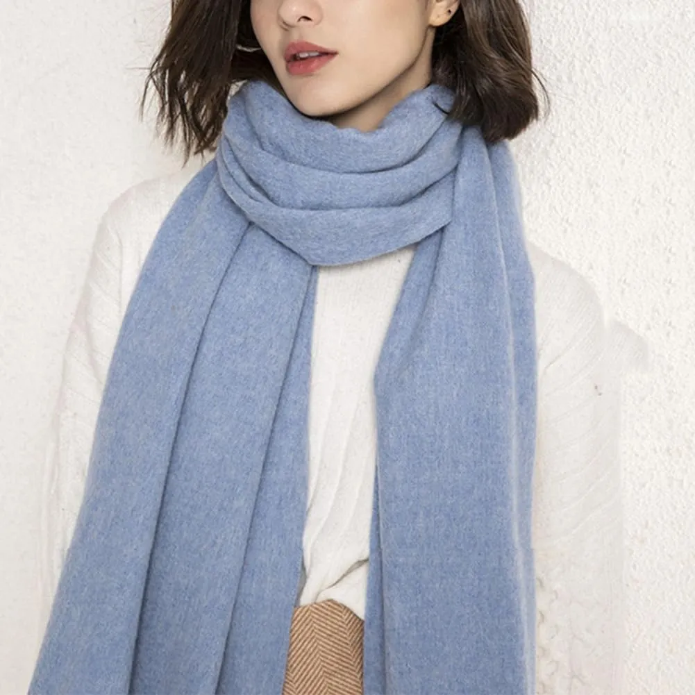 Floralies Cashmere Scarf for Women 80''*27'' Ladies Scarfs Gift Box Pashmina Shawls and Wraps Thick Oversized Scarf Winter
