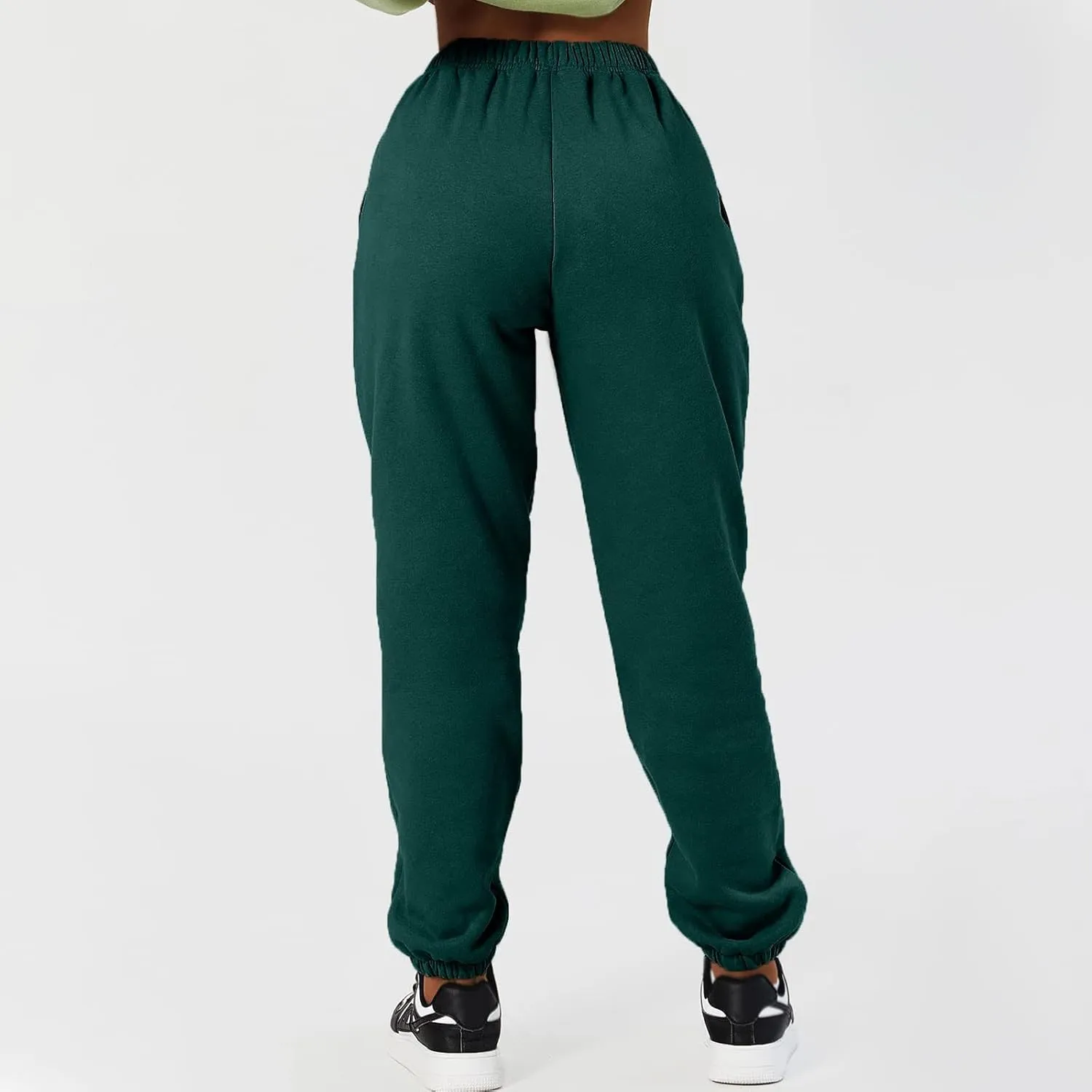 Gumipy Sweat Pants for Womens Plus Size Ultra-Soft Solid Joggers with Pockets Baggy Fleece Lined Lounge Pants Activewear