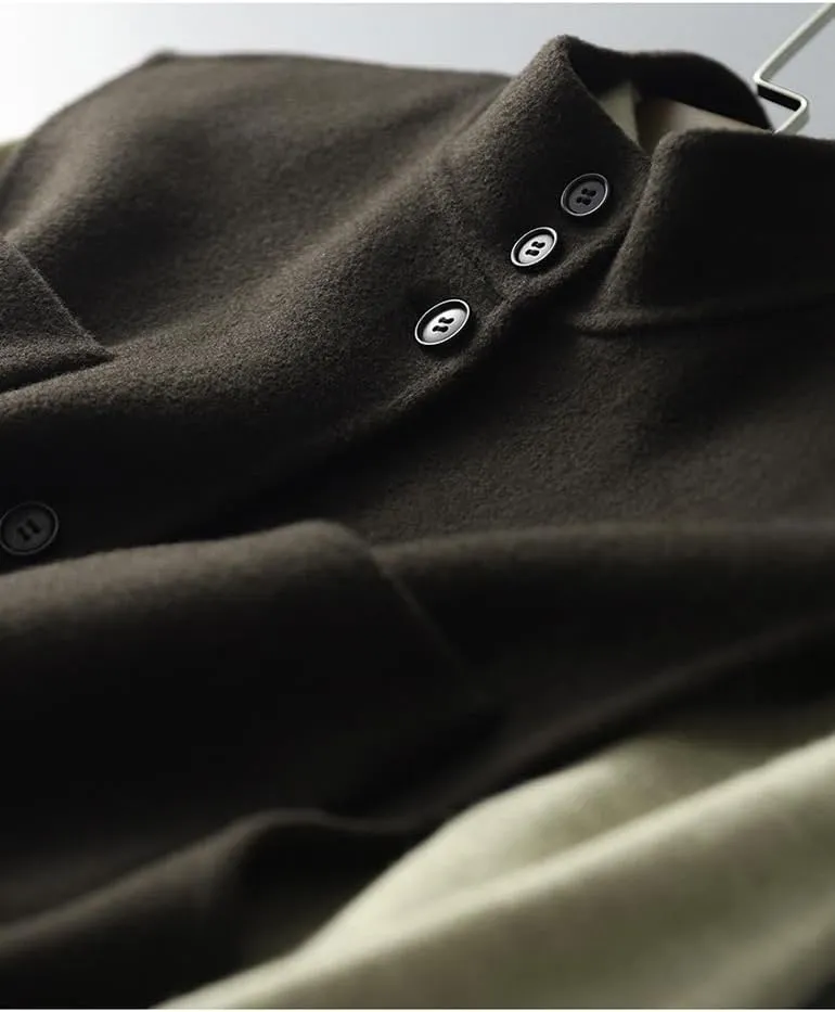 IDEALSANXUN Wool Vest Women Fall Winter Sleeveless Jackets Casual Button Down Waistcoat Trench Coat Outerwear Vest Tops