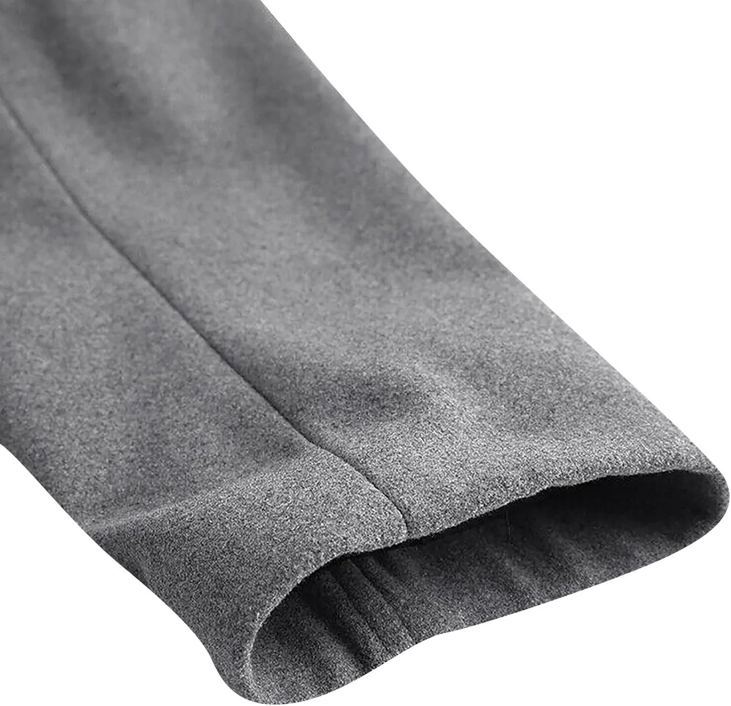 Jackets for Men Winter Fashion Men's Slim Fit Long Single Breasted Thermal Wool Trench Coat Jackets