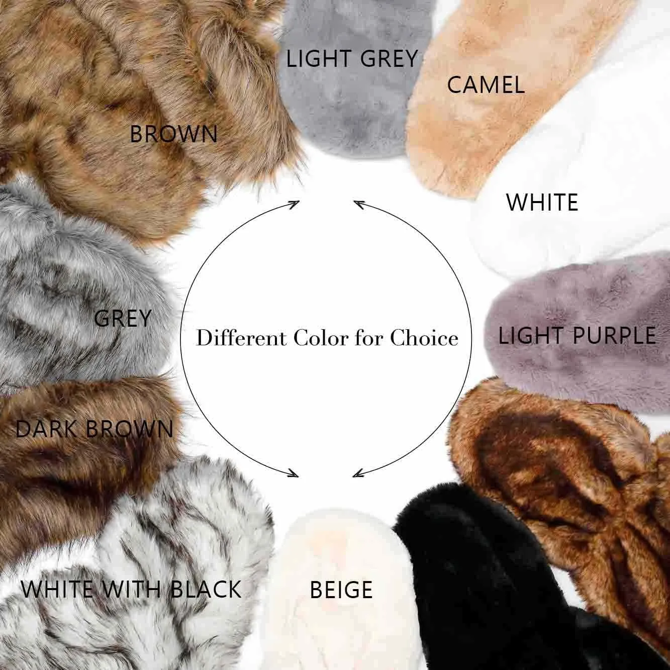 JAKAWIN Women’s Faux Rabbit Fur Wraps and Shawls Bride Wedding Fur Stole Bridal Dress Shrug Cover Up for Women