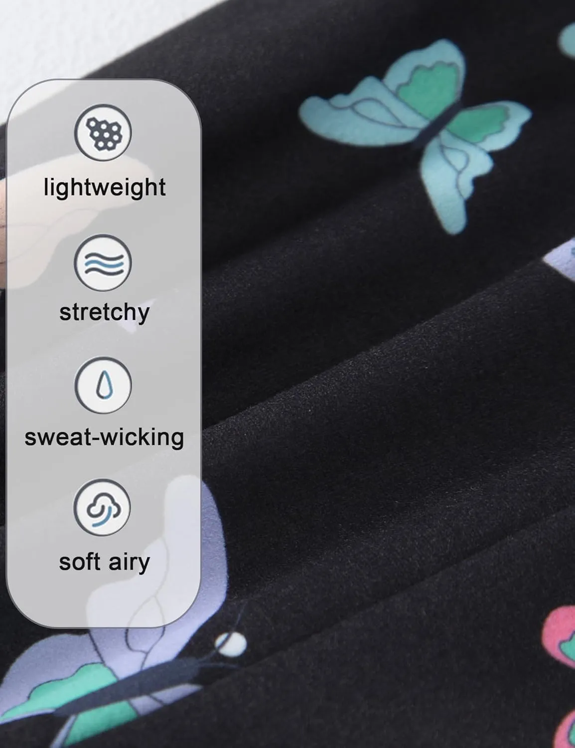 Kiench Girls Printed Leggings Pack of 2 Stretch Yoga Pants for Kids 2-11 Years