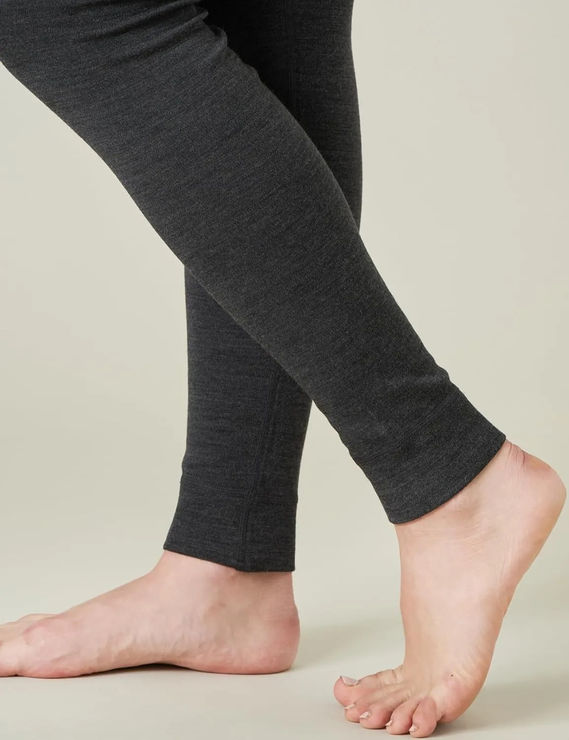 LAPASA Womens 100% Merino Wool Base Layer Midweight Activewear Thermal Underwear Long John Shirt Long Sleeve Pants L48/L49