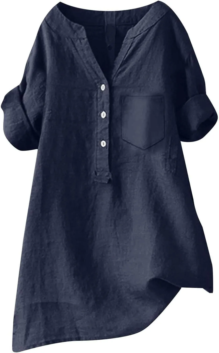 Linen Tops for Women Oversized Crewneck Summer Short Sleeve Linen Tee Shirt Boho Casual Dressy T Shirt