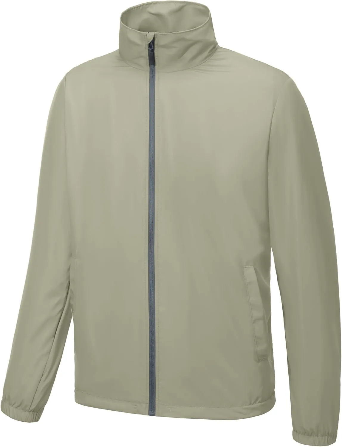 Little Donkey Andy Men’s Lightweight Breathable Windbreaker Golf Jacket UPF50  Windproof Outdoor Running Coat
