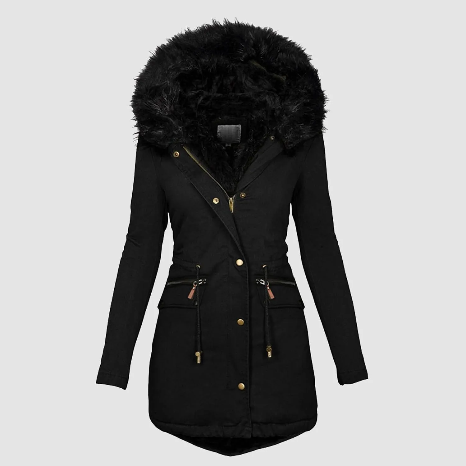 Long Length Quilted Puffer Parka Overcoat Women Slim Thicker Women'S Coat Womens Long-Sleeve Puffer Jacket Womens