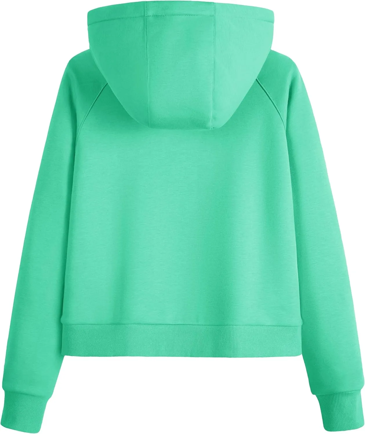 MAGCOMSEN Women's Half Zip Cropped Sweatshirts Fleece Lined Hoodie Quarter Zip Pullover Activewear Sweater with Pockets