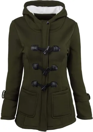 maisdgop Womens Winter Coats Mid Length Sherpa Lined Warm Heavy Jackets Thickened Windproof Outerwear With Fur Hood