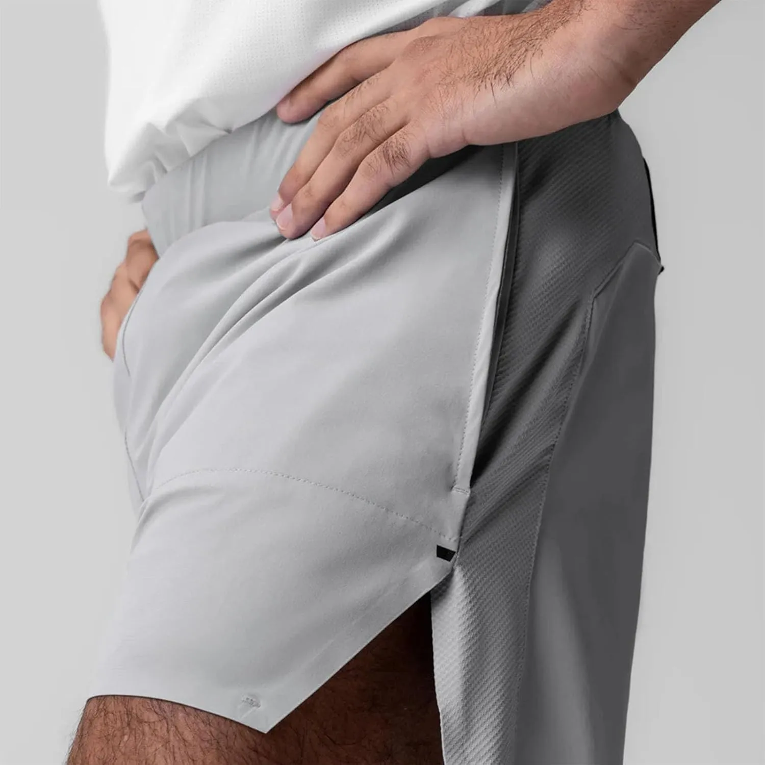Men Plus Size Shorts Athletic Workout Gym Short Pants Quick Dry 2025 Fashion Fitness Hiking Trunks Outdoor Activewear