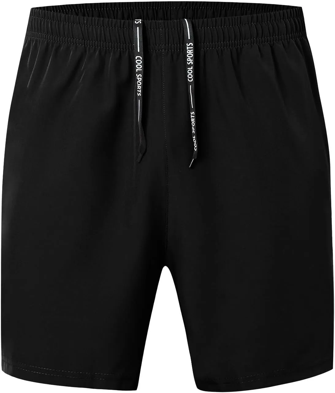 Men's Athletic Shorts Quick Dry Loose Lightweight Solid Activewear Drawstring Running Workout Gym Shorts with Pockets